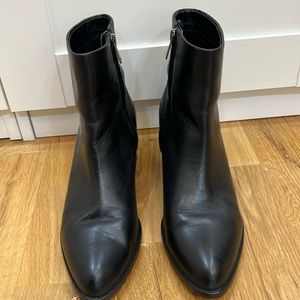 Sam Edelman Women’s Black Leather Ankle Boots US size 10